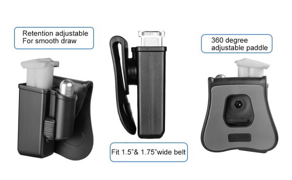 Tactical Scorpion Gear Polymer Magazine and Cylinder Pouch for All Byrna Launchers, SD, LE, XL Users Outdoors | Tactica